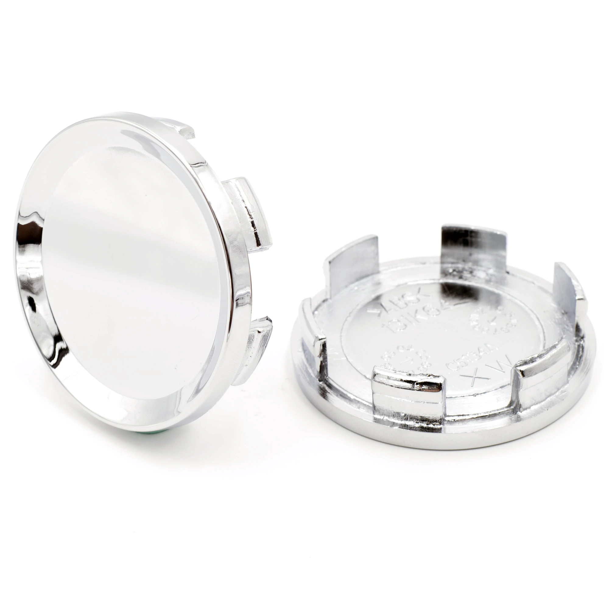 1Pcs 64mm Wheel Center Cap For Universal Rims Dust-proof Cover Styling Modification Hubcap Auto Accessories Black Chrome