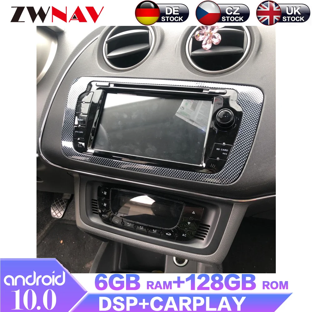 Android 10.0 6G+128GB Auto Radio For Seat Lbiza 6j 2009 2010 2011 2012 2013 Carplay Car Multimedia RDS GPS Navi 2din Auto Radio