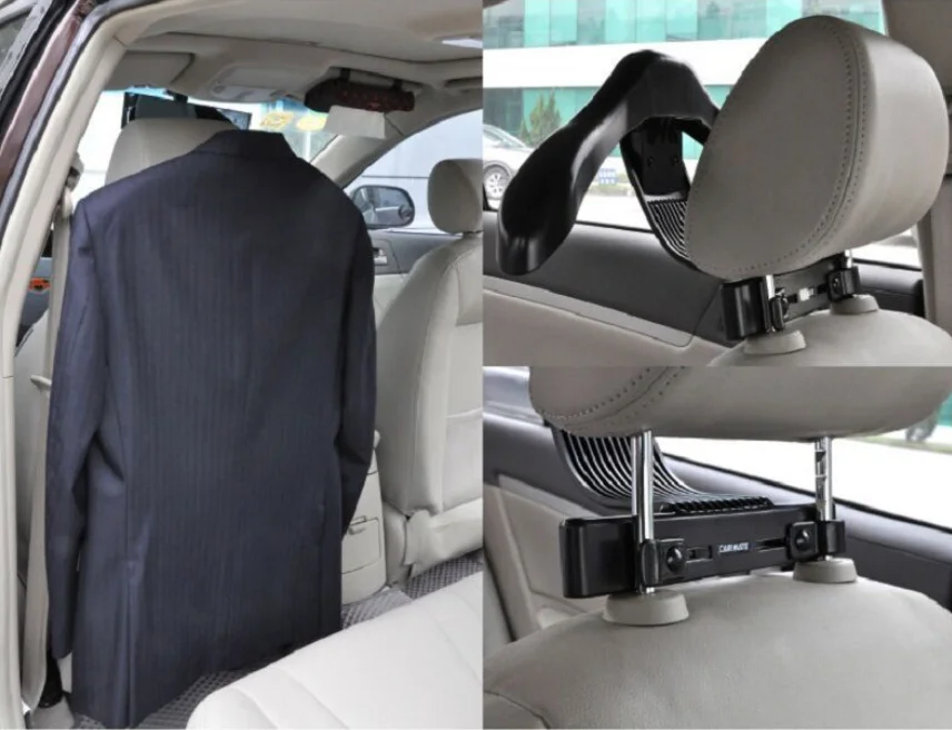 1pcs Multifunctional Car Seat Hook Hanger Headrest Coat Hanger Clothes Suits Holder High Quality