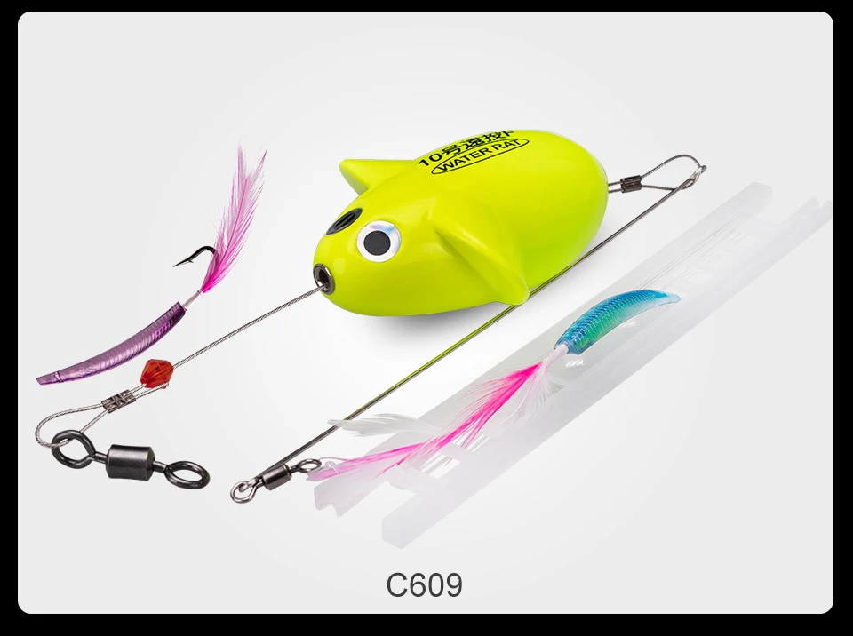 Kingdom Fishing Lures Sinking Floating 70mm 90mm High Density ABS Foam Mouse Shape Balance Far Casting Artificial Hard Swim Bait – Detail 18