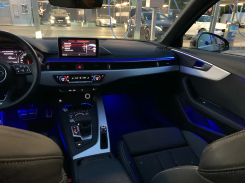 Replace 32 Colors RGB Interior ambient light For Audi A4 B9 A5 2017 2018 2019 2021 Atmosphere Light