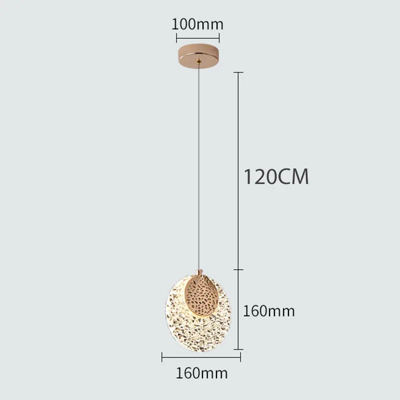 Скандинавский Хрустальный светодиодный подвесной светильник, комнатное Освещение для дома, гостиной, украшение для обеденных столов, спальни, прикроватная Подвесная лампа