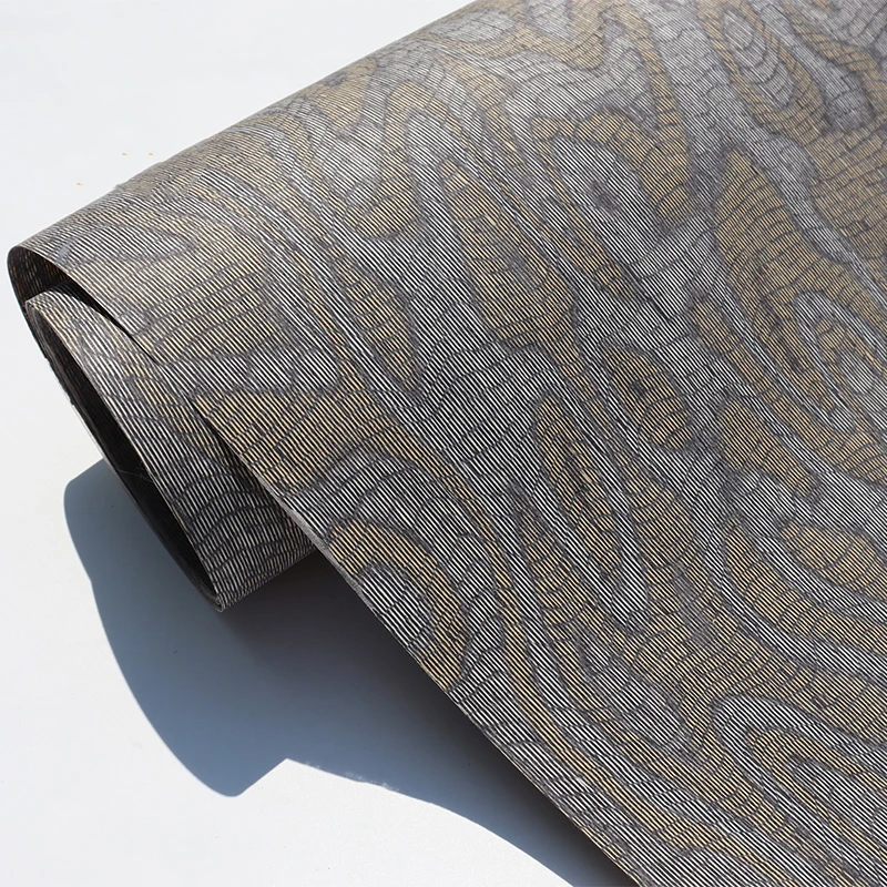 

Engineered Wood Veneer Technology Synthetic Reconstituted Artificial Manufactured Wood Veneer Snake Grain E.V. for Automotive