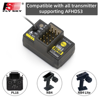 FlySky FGr4B 2.4G 4CH Receiver PWM/PPM/i-bus/S.BUS/i-bus2 Output for PL18 NB4 NB4 Lite AFHDS 3 Transmitter