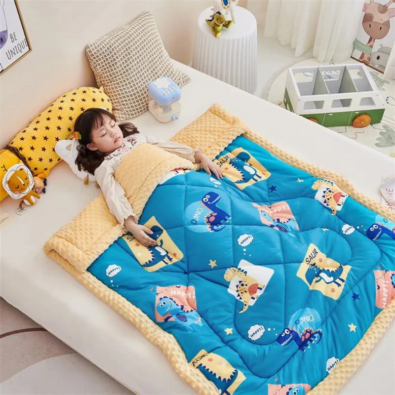 110X150Cm Dikke Baby Kids Deken Voor Bed Winter Warme Deken 4 Seizoen Kids 3d Verhoogde Beddengoed Deken quilt 8 Patronen