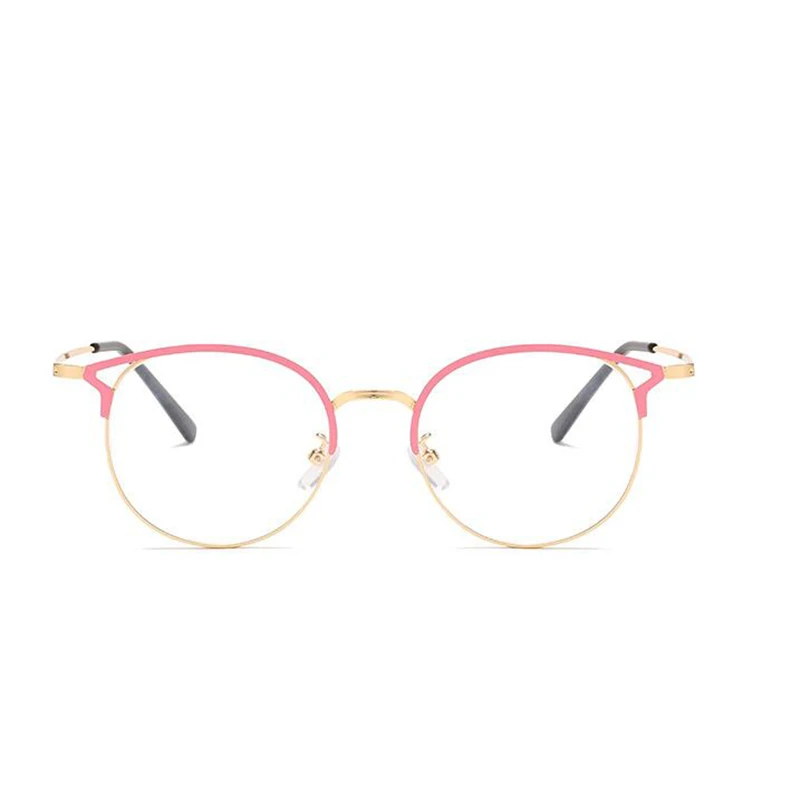 Fashion Cute Cat Eye Myopia Glasses Finished Women Men Metal Cateye Prescription Spectacles Female SPH 0 -0.5 -1.0 -1.5 To -6.0