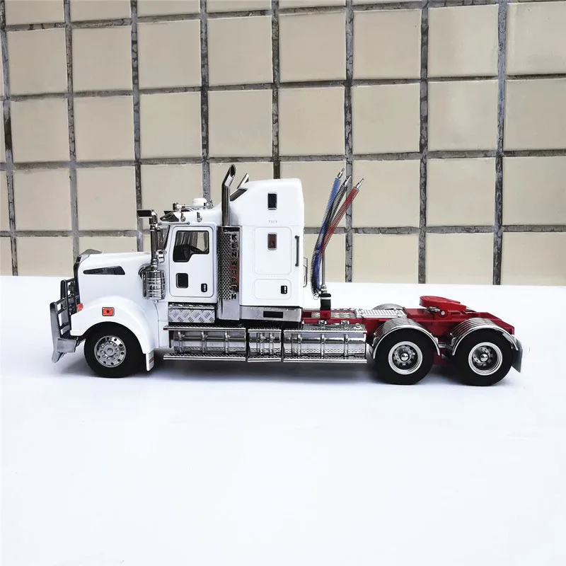 Diecast 1:32 Scale Australia Trailer Head Truck Model Metal Kenworth T909 Traction Head Alloy Transporter Vehicle Toys Display