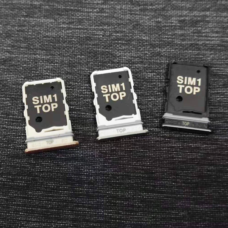 10 stks/partij Voor Samsung Galaxy A80 SM-A805F Micro Sim-kaart Houder Slot Lade Vervanging Adapters