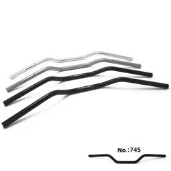 745mm 22MM Universal Drag Style Aluminum Alloy Vintage Motorcycle Handle Bar  Bike Handle Tubes