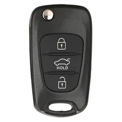 Jingyuqin Remote Car Key Fob Shell per Hyundai Sonata Tucson Mistra Veloster IX25/35 per Kia K2 K5 Soul Forte Rio Carens Cadenza