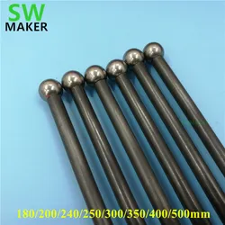 Reprap Kossel delta magnetic Diagonal push rods kit for DIY 3D printer end Rods Arms kit/set 180mm-500mm Carbon tube assembled