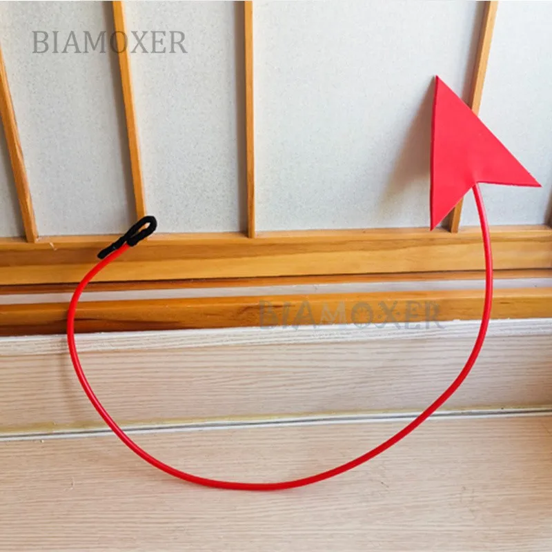 8 styles Devil Tail Cosplay Tail evil Blue Red Black Heart Ao no Blue Exorcist Okumura Rin Cosplay Accessorie Prop