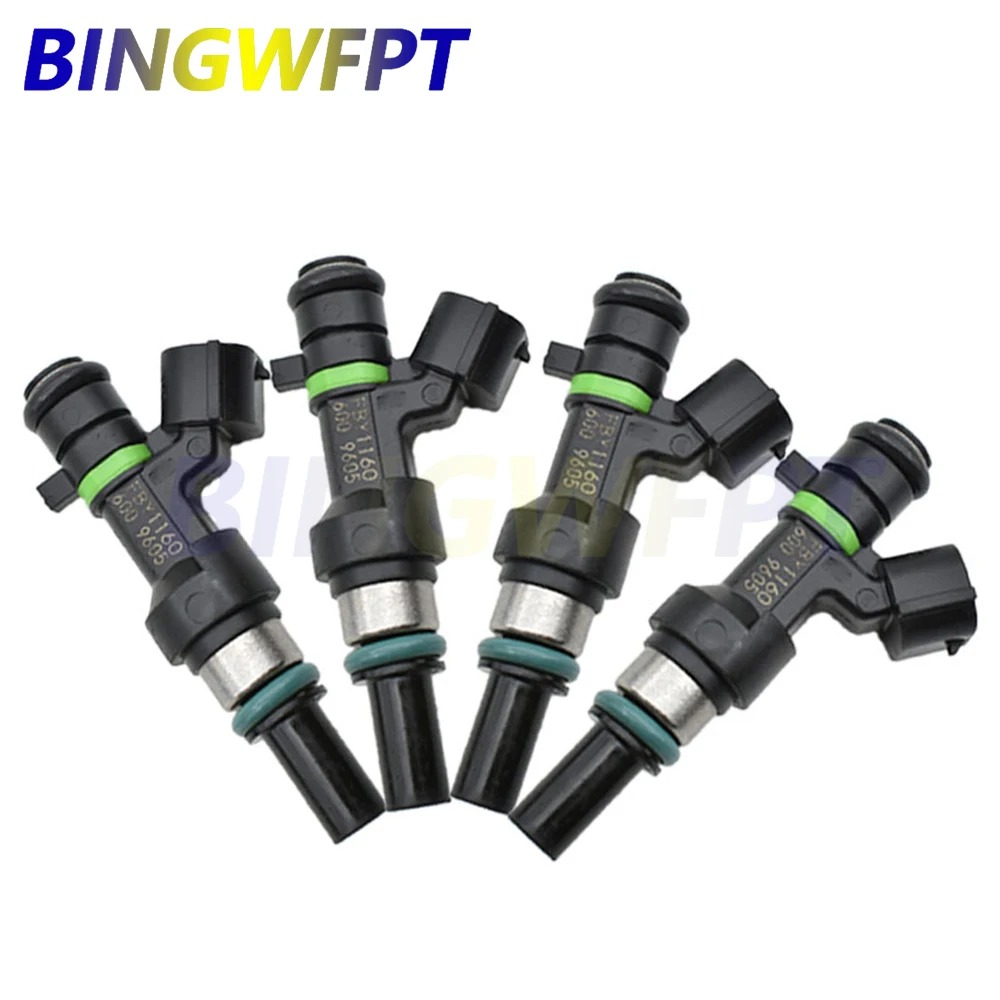 

4PCS For Nissan Versa Tiida MARCH III (K12) HR16DE 1.6L Fuel Injector NEW OEM 16600ED000 16600-ED000 FBY1160