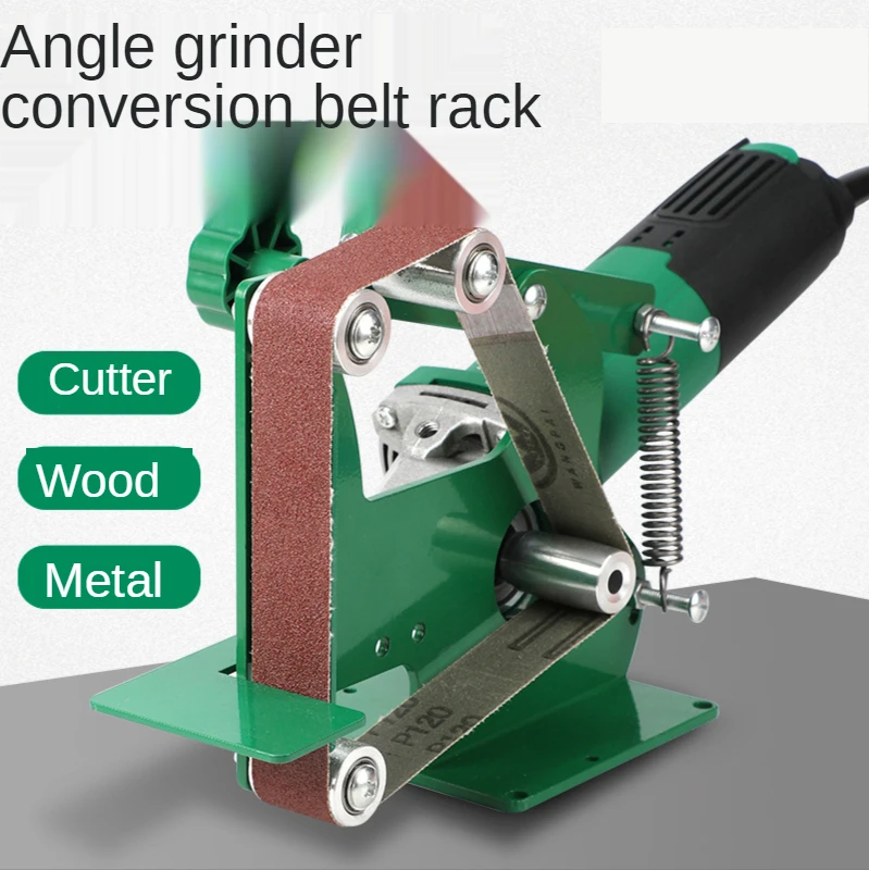 Angle Grinder Modified Abrasive Belt Rack Sub-Desktop Sharpening Small DIY Multi-Function Table Vertical Angle Fixing Machine