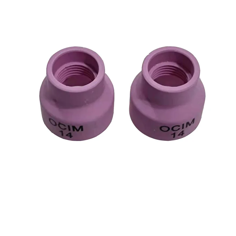 2Pcs Ceramic Welding Cup 24# Or 14# Or 16# Or 12#  Nozzle  For WP‑17/18/26/9/20 Tig   Torch