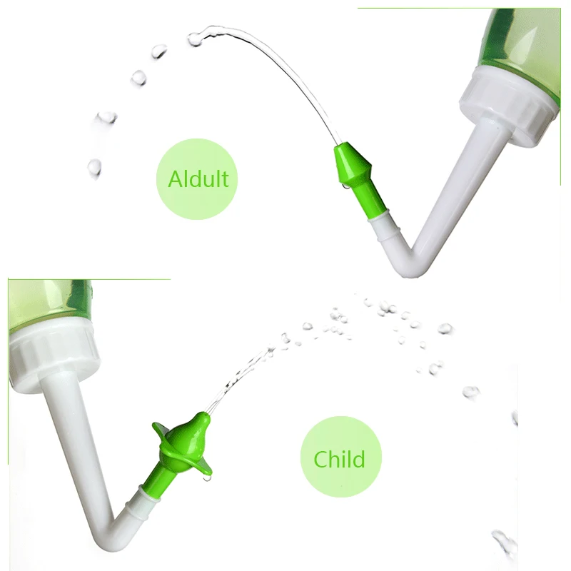 Drop Shipping Nasal Wash Cleaner Sinusite Nose Protector Cleans Moistens Child Adult Avoid Allergic Rhinitis Neti Pot 300ML