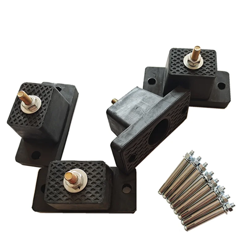 air conditioner bracket outside Air conditioner cushion rubber support Noise prevention base Rubber Mounts heightening pad