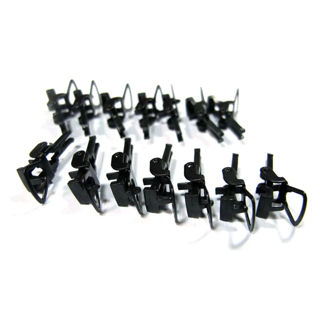 10Pcs/20Pcs/50Pcs 1:87 HO Scale Train Coupler Hooks Sand Table Decoration - Black Wholesale Dropshippig Hot