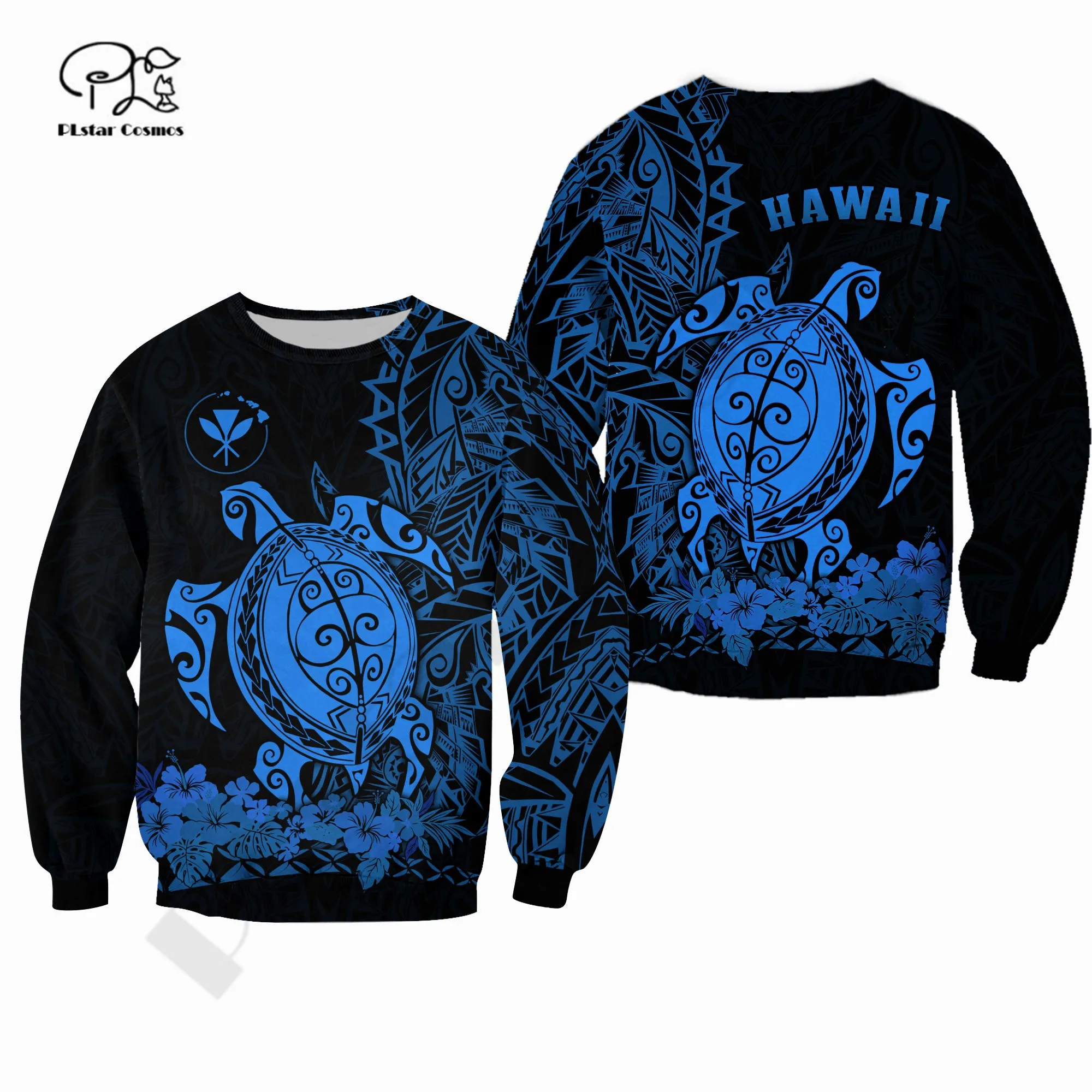 PLstar Cosmos 3Dprint Newest Turtle Tribal Tattoo Harajuku Streetwear Funny Causal Unique Unisex Hoodies/Sweatshirt/Zip Style-1