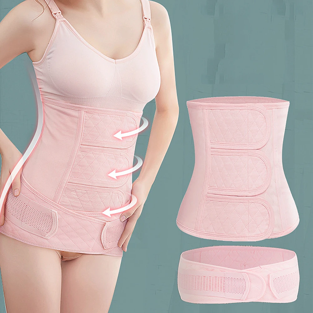 2PCS/Set Postpartum Abdominal Delivery Maternal Supplies Pregnant Women Corset Postpartum Caesarean Section Binding