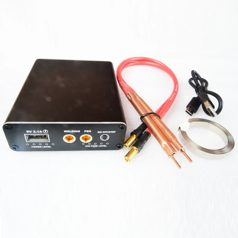 Portable DIY Spot Welder Mini Spot Welding Machine With SuperCharge power bank Pen Nickel Plate 18650 Battery Spot Welder