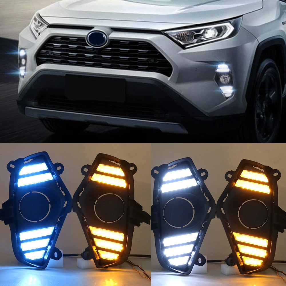 Yotarav4 rav 4 2019 2020 2021用の車のヘッドライト,運転,ウインカー