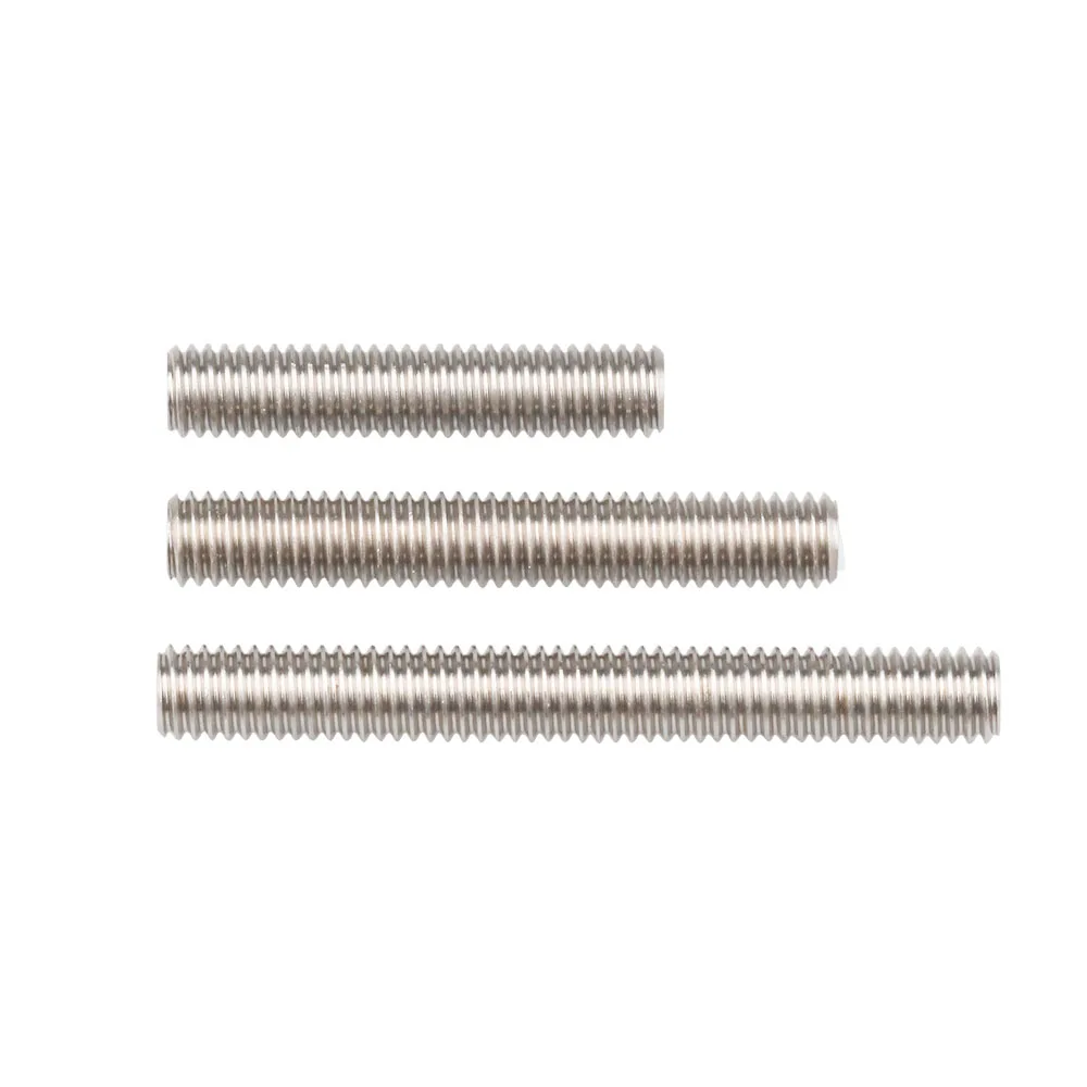 1pc M6*30 M6*50mm 3D printer Throat With PTFE Pipe Stainless Steel Feed Tube Nozzle Throat For 1.75mm Filament Makerbot MK8/MK9