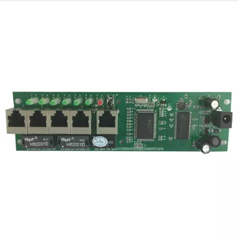 Módulo de interruptor de 5 puertos, placa PCB de 5 puertos, módulo de interruptores de red ethernet, OEM, alta calidad, barato