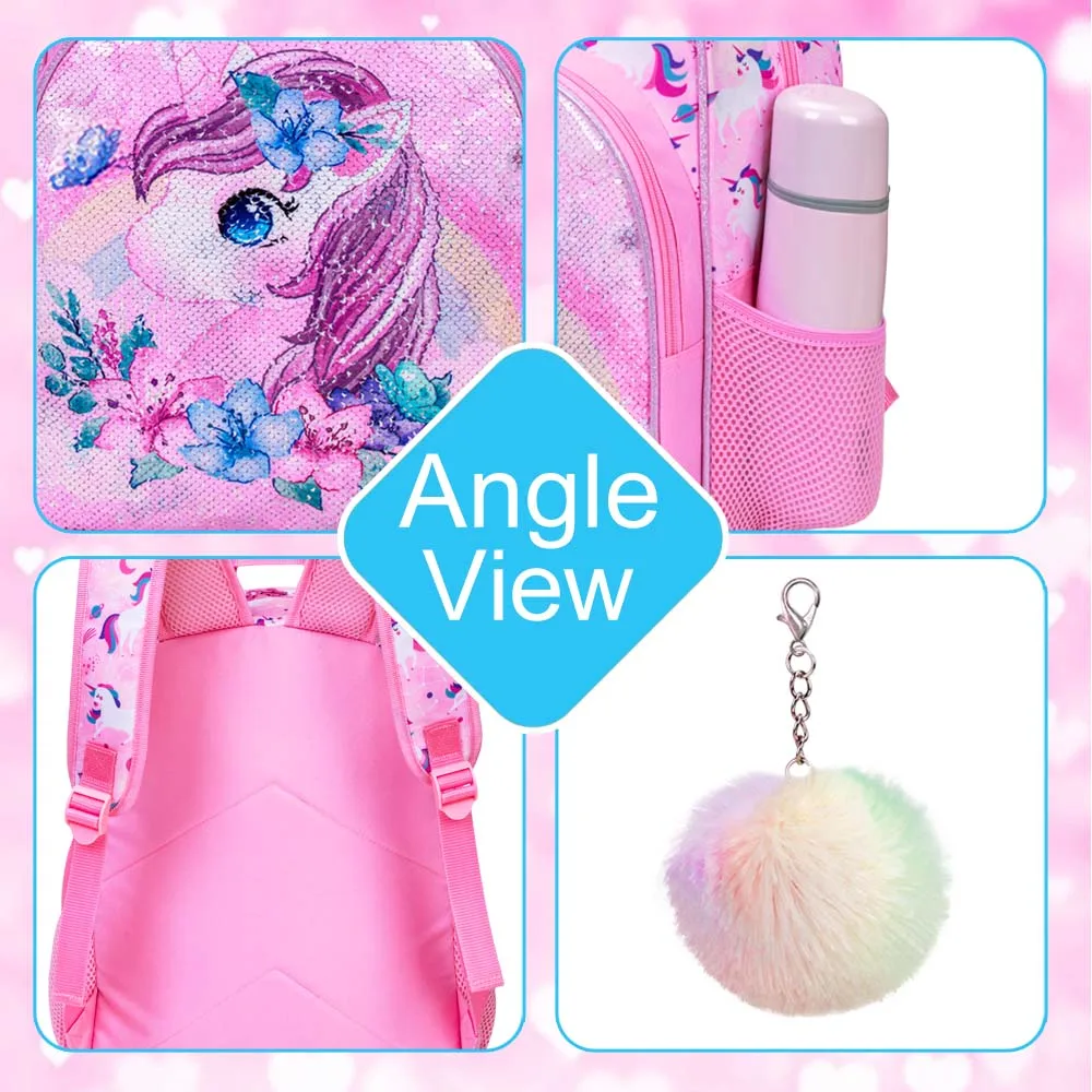 butterfly backpack unicorn lunch box and backpack