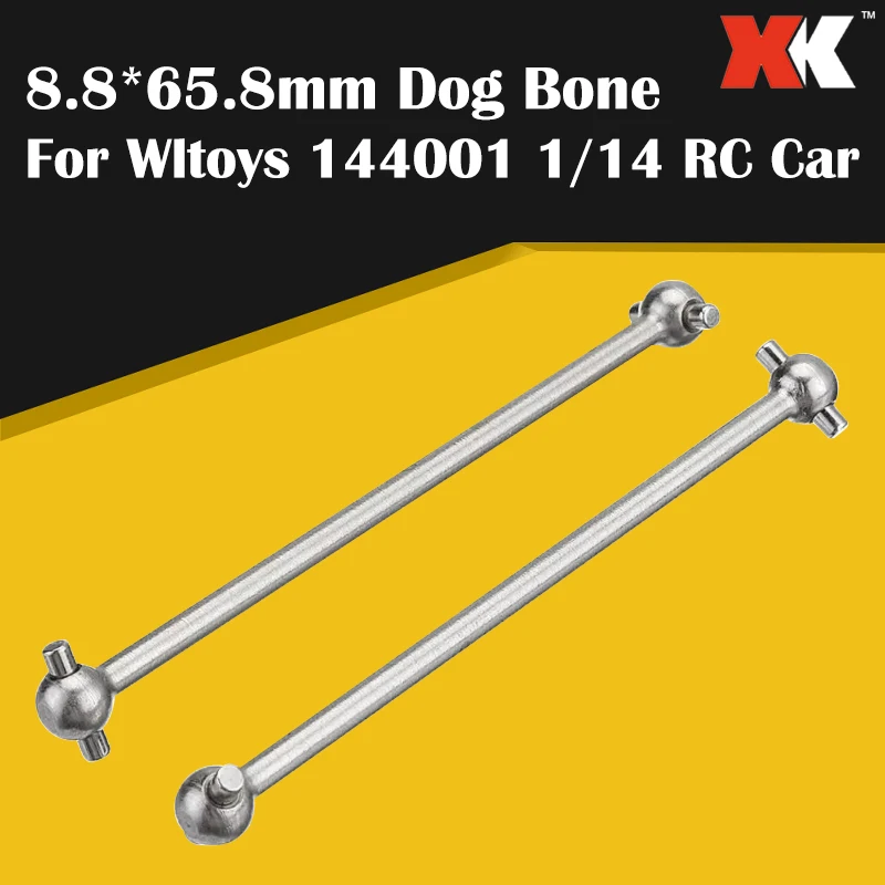 

Good 144001 Dog Bone Transmission Shaft 8.8*65.8mm For Wltoys 144001 1/14 4WD High Speed Racing Vehicle Models RC Car Parts