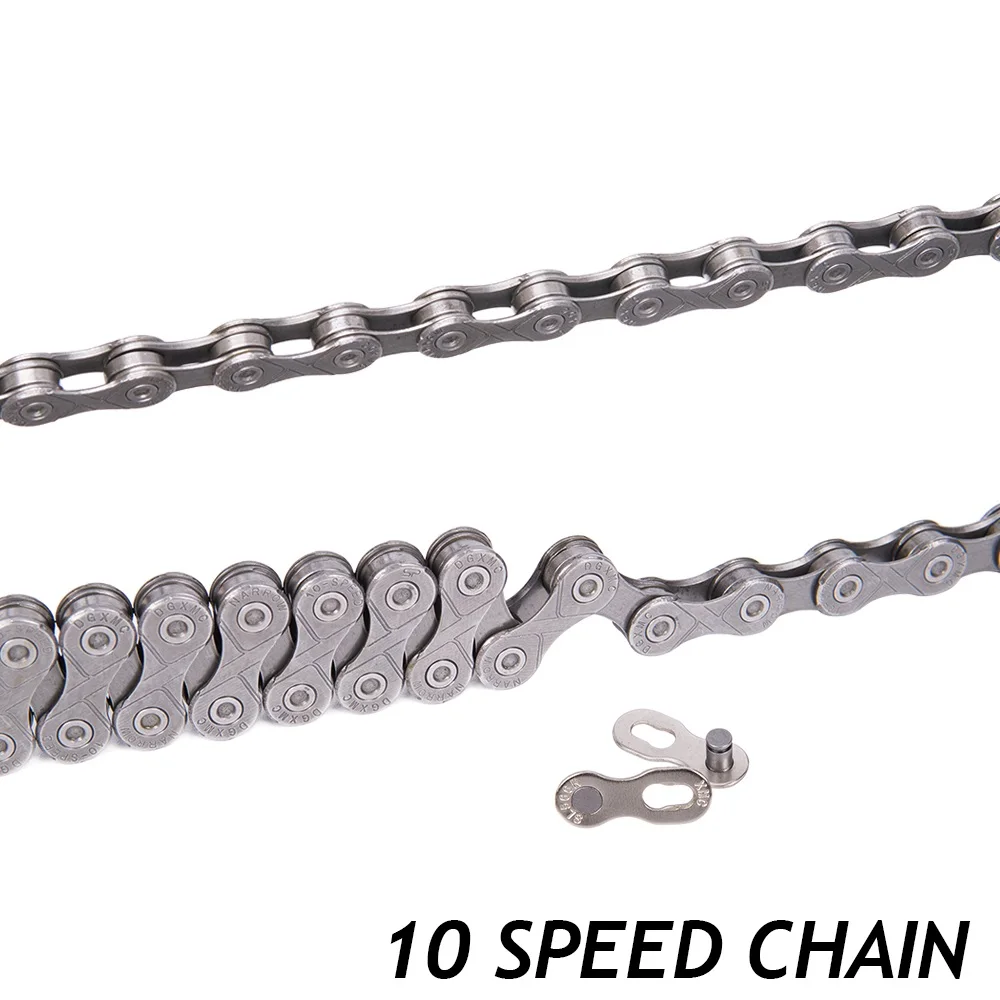 

MTB Mountain Bike Road Bicycle 10 Speed Chain High Quality Durable Silver Gray Chain 10s 20s 30s for Shimano SRAM System