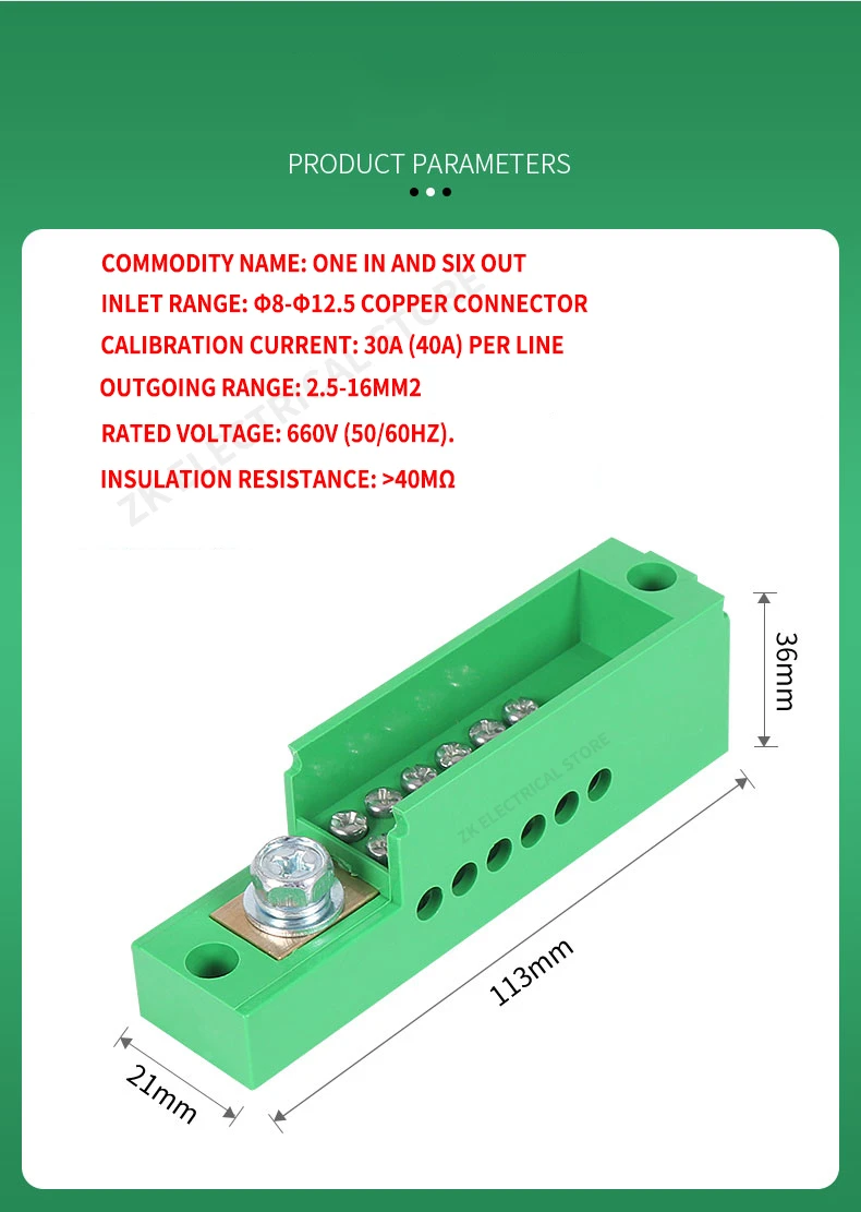 Junction Box, Verdeelkast, Nul Rij, Een Ingang En Meerdere Output, Junction Box, meter Terminal, Splitter, Draad Shunt