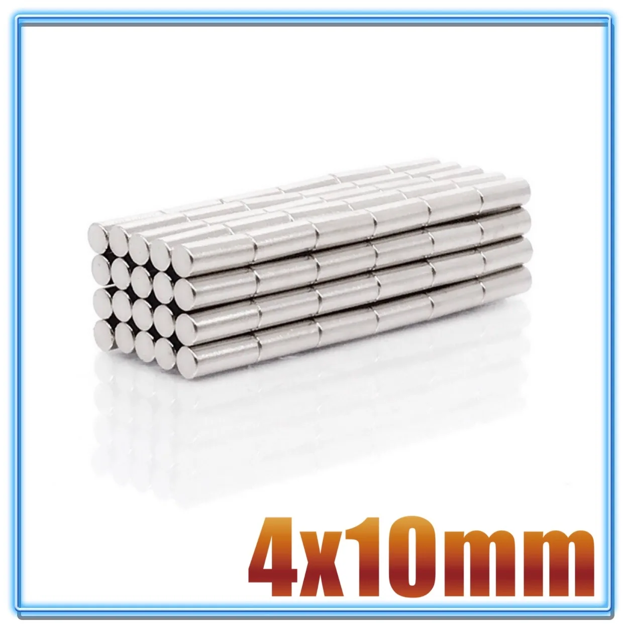 20~500PCS 4x10 mm Strong Cylinder Rare Earth Magnet 4mm x 10mm Round Neodymium Magnets 4x10mm Mini Small N35 Magnet 4*10 mm