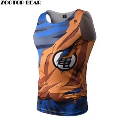 Bodybuilding 3D Printed Tank Tops Men Vest Compression Shirts Male Singlet Anime Tops&Tees Fitness Bodybuilding ZOOTOP BEAR