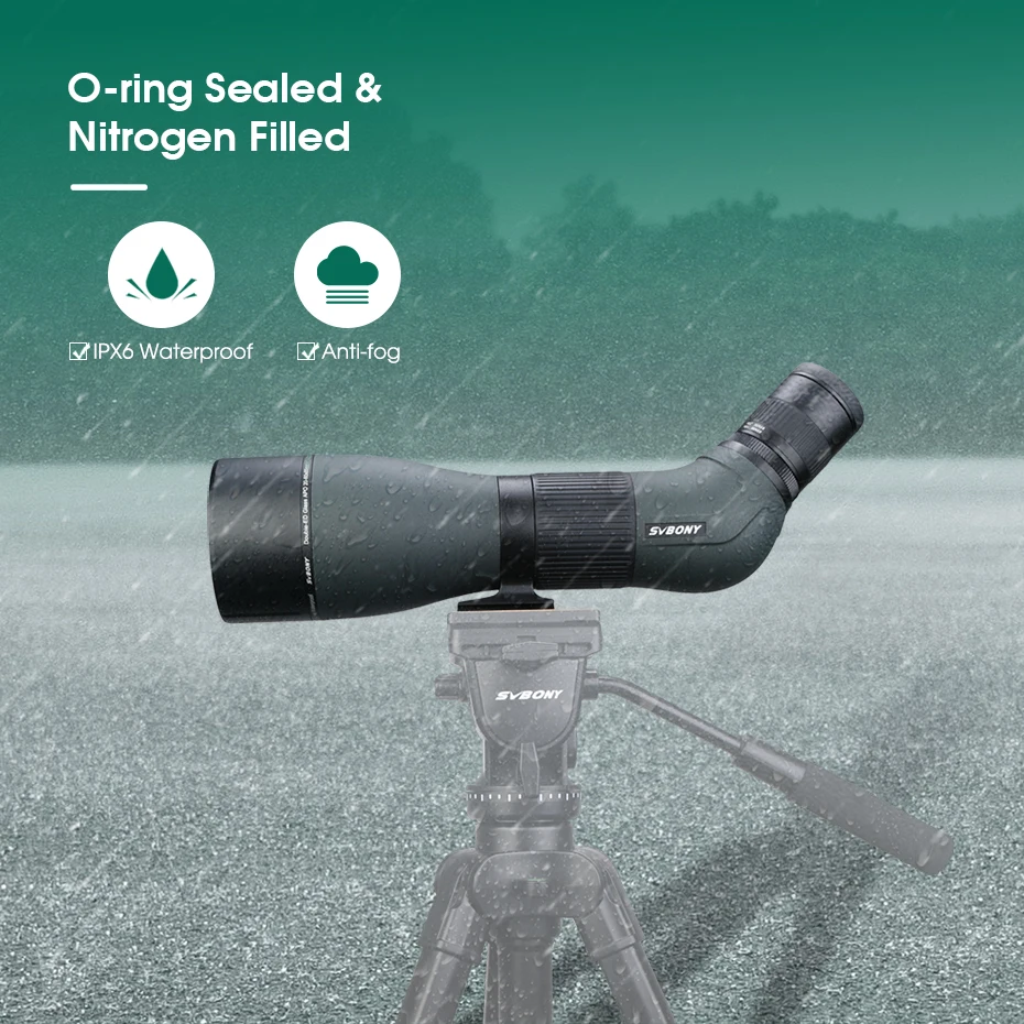 Svbony SA401 APO Spektiv 20-60X85/25-75X100 ED Teleskop Leistungsstarkes wasserdichtes Campingausrüstung Vogelbeobachtungsteleskop – Detail 11
