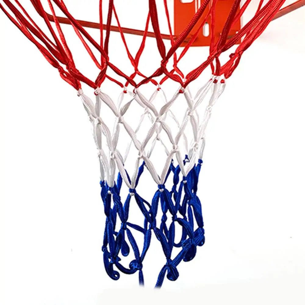 Color Block Heavy Duty Basketball Hoop Net Anti Whip Indoor Outdoor Replacement баскетбольный мяч баскетбольное кольцо волейбол