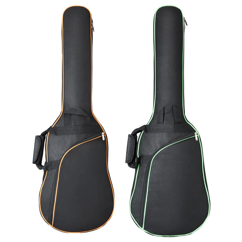 101 x 34 x 5cm Electric Guitar Case Colorful Edge Gig Bag Double Straps Pad 8mm Cotton Thickening Soft Cover Waterproof Backpack