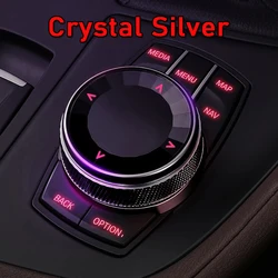 Crystal/Ceramic Car Multimedia Buttons Knob Cover for BMW F30 F10 E60 F20 E87 E90 E92 E93 X5 E70 F15 X3 F25 F48 E84 Accessories