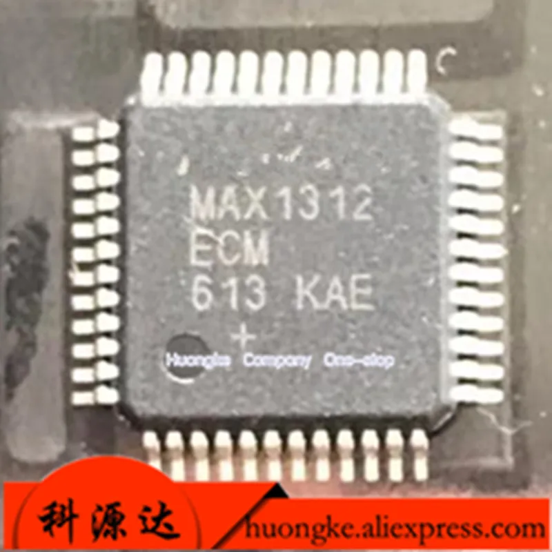 1pcs/lot MAX1312ECM MAX1312 MAX1312ECM+ LQFP-48