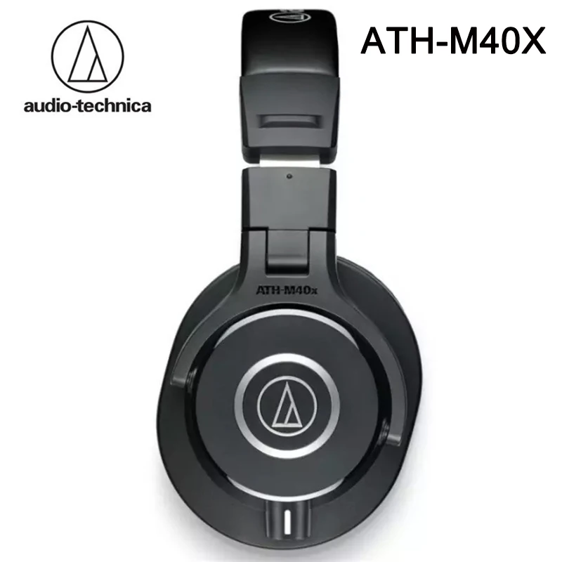 Original Audio Technica ATH-M40x Over-ear Headsets HiFi Foldable Earphones  Professional Monitor Headphone w/Detachable Cables