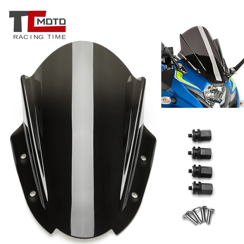 

GSX250R Motorcycle Windscreen Windshield Double Bubble Wind Screen Shield For Suzuki GSXR250 GSXR GSX-R 250 GSX-250R 2017 - 2020