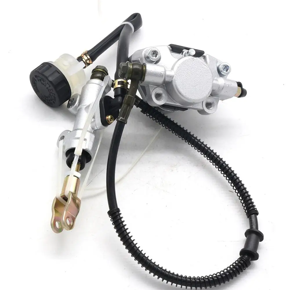 Rear Foot Disc Brake Master Cylinder Assembly with Oiler for 110cc 125cc 150cc 200cc 250cc ATV Quad Dune Buggy Taotao