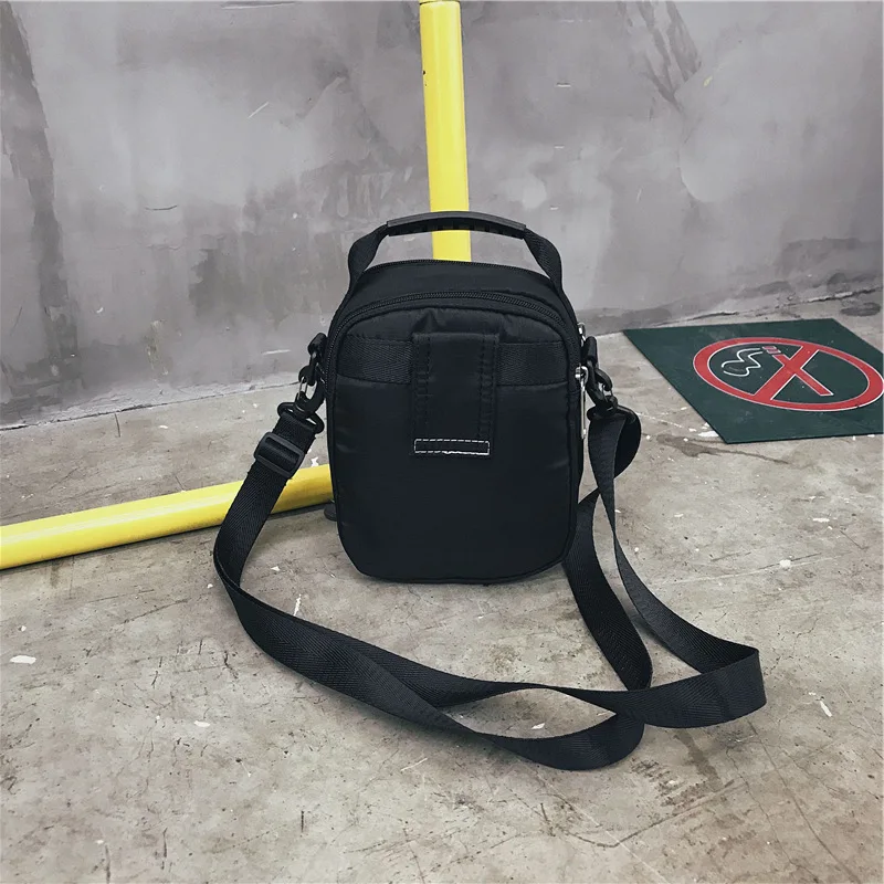 Fashion Casual Girl Outdoor Portable Change Messenger Small Square Bag New Vertical Nylon Waterproof One-shoulder Messenger Bag