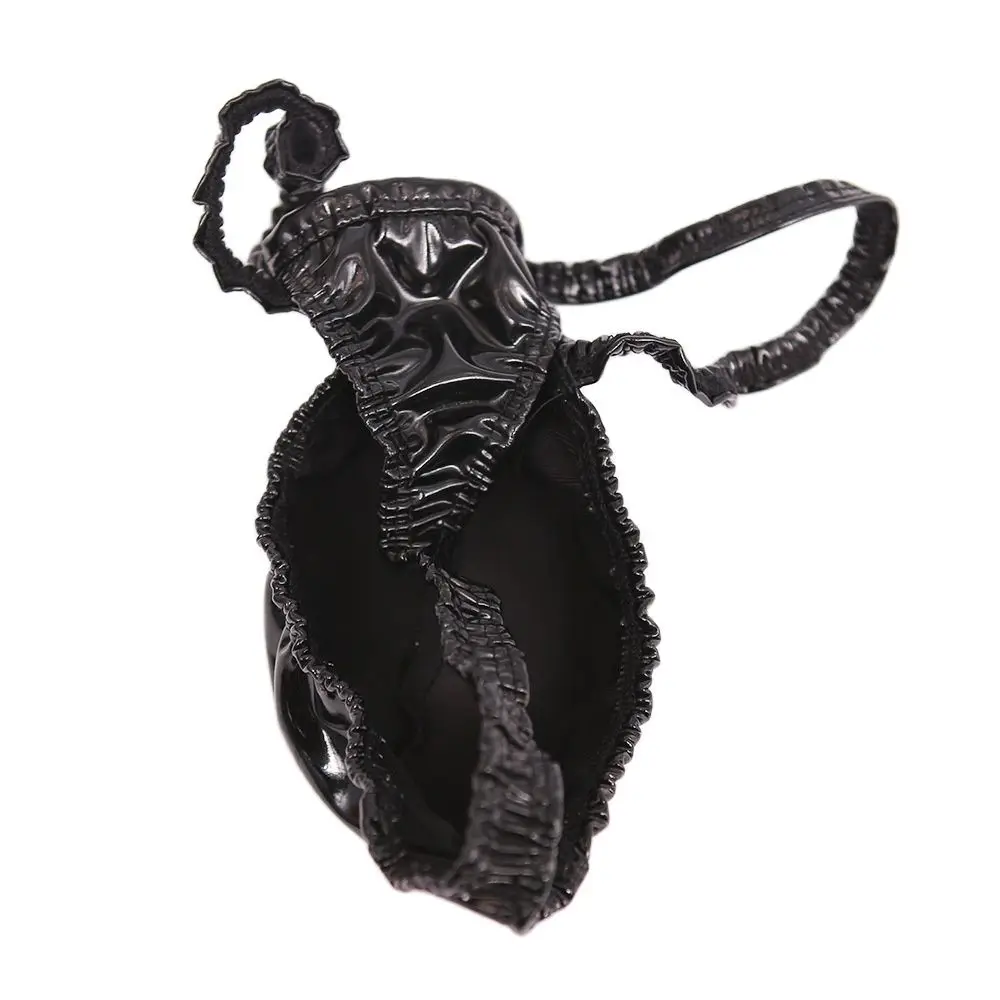 Sexy Men Latex PVC Shiny U Convex Pouch Briefs Low-Rise G-string Wet Look Sexy Thong Beetle Crease U Bulge Carapace Underwear F