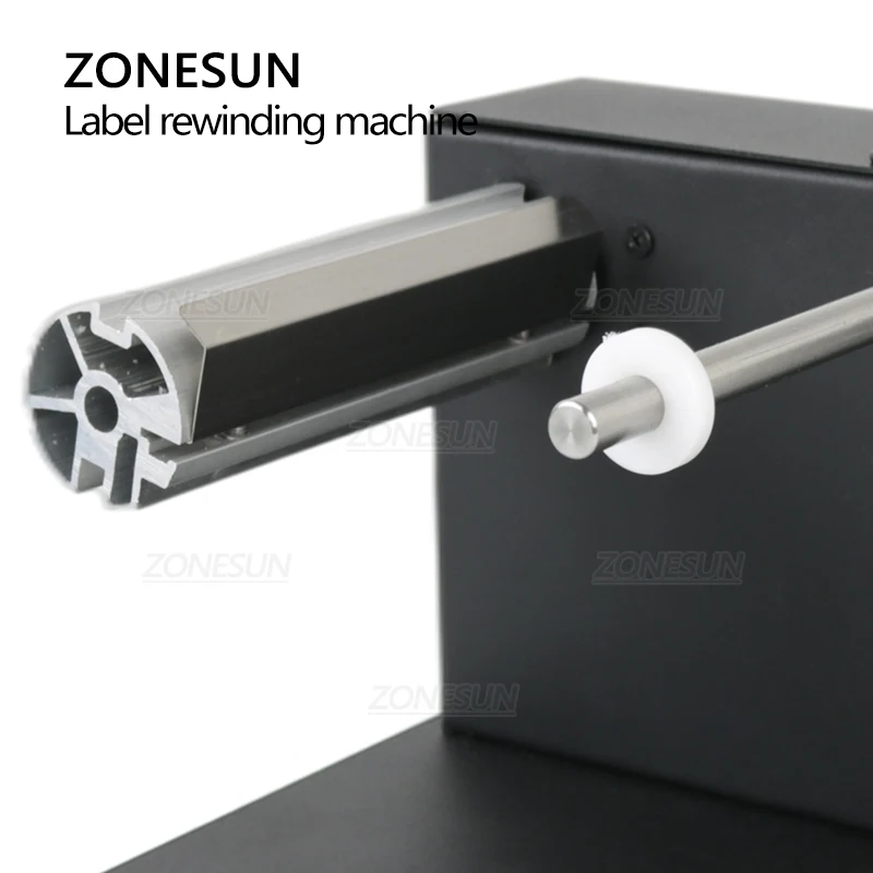 ZONESUN Electric Small Automatic Label Rewinding Machine