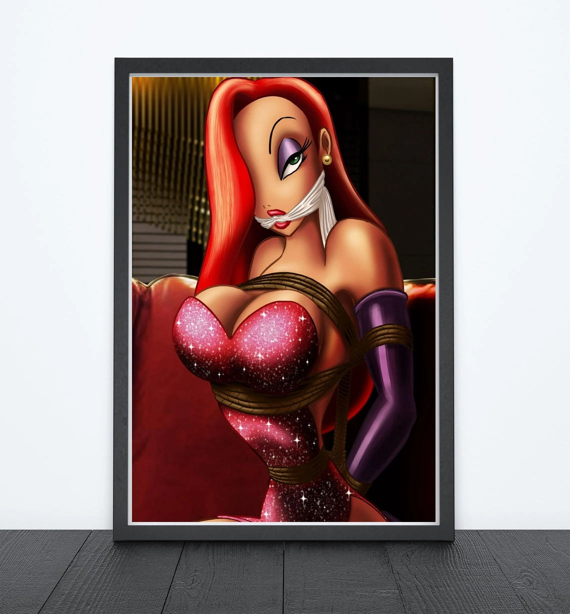 Who Framed Roger Rabbit (1988) Poster American Live-action Animated Film Wall Decor Retro Robert Zemeckis Cinema Jessica Rabbit