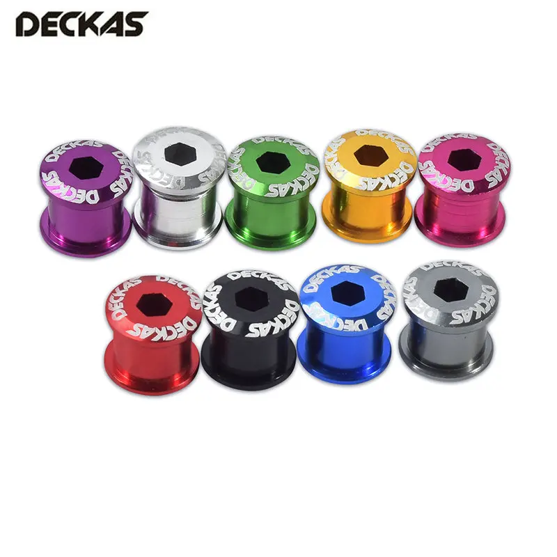 DECKAS Bicycle Chainwheel Bolts 7075 T6 Aluminum Alloy CNC MTB Road Bike Chainring Screws for Crankset Bicycle Parts