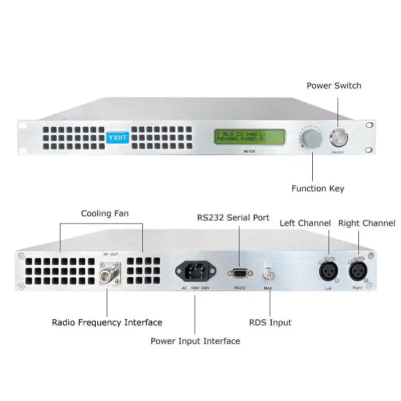 YXHT-1 50W fm transmitter 50 watt emetteur radio fm station