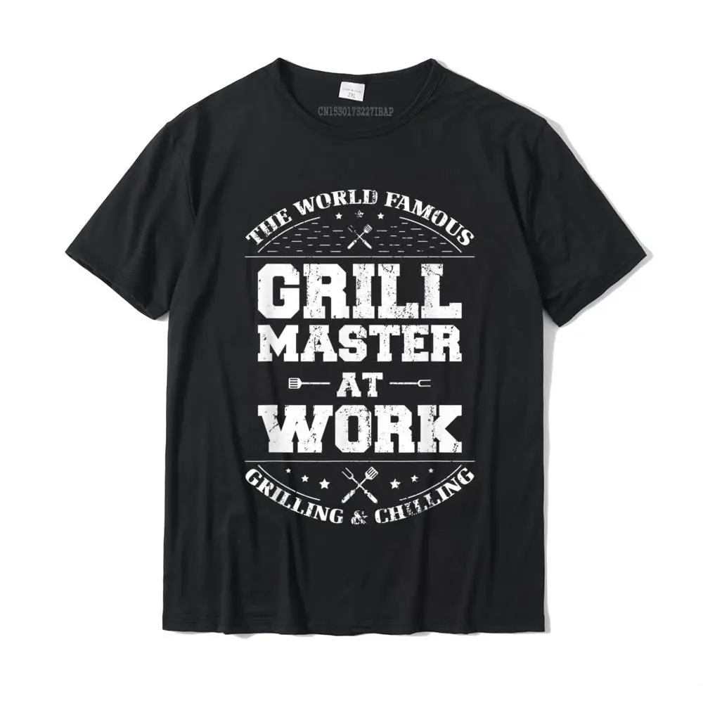 Funny Grill Master BBQ Chef Smoked Meat Lover Barbecue T-Shirt Student New Design Crazy Tops & Tees Cotton Top T-Shirts Casual