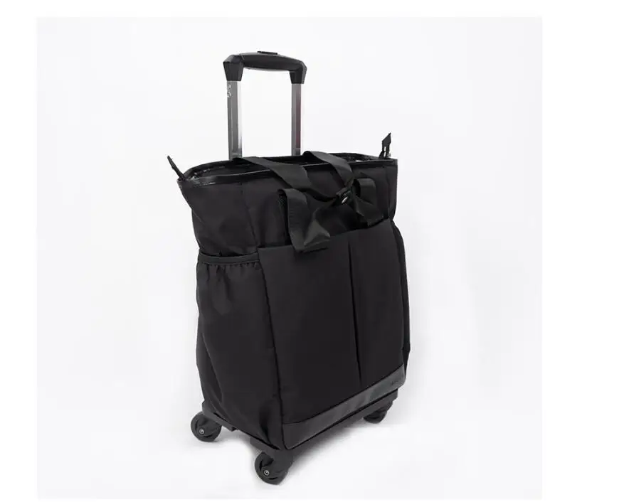 Travel trolley bags on wheels carry on hand luggage bag Trolley shopping bag on wheels travel wheeled bag short trip luggage bag